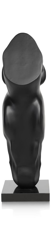 COCO maison Horse Head beeld H107cm - zwart Zwart Woonaccessoire