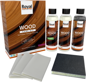 Natural Wood Sealer - Wood Care Kit  (new formula) Oranje Furniture Care onderhoud meubelen 434015 Onbehandeld Hout