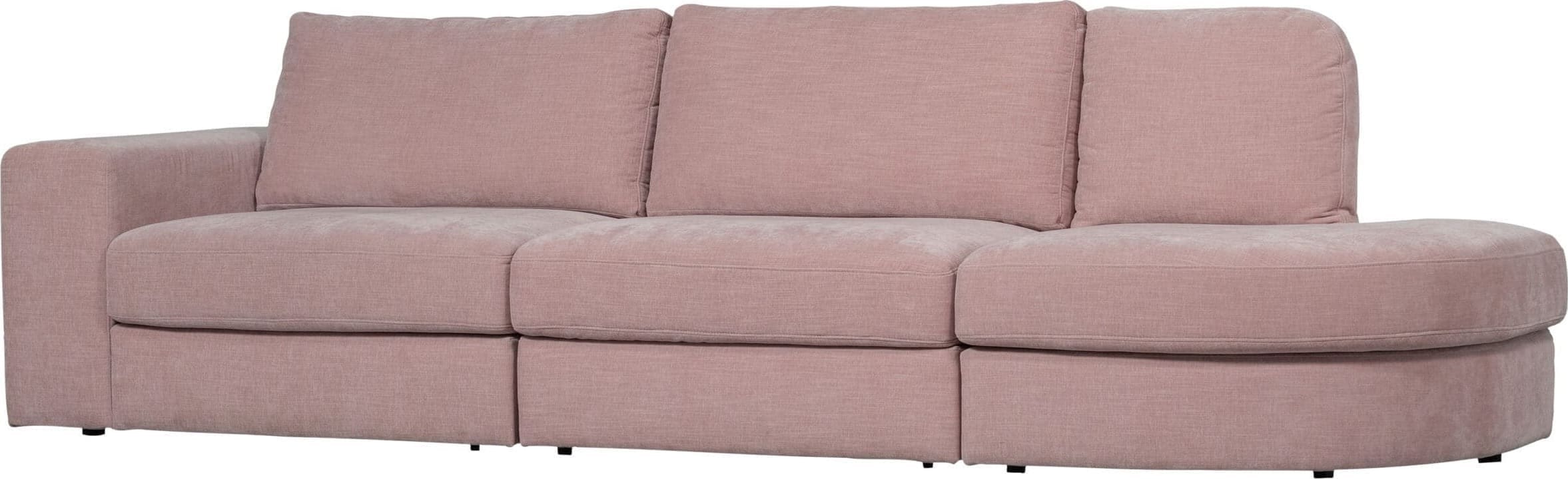 vtwonen Family 2,5-zitsbank Ronding Rechts Roze Blauw Bank