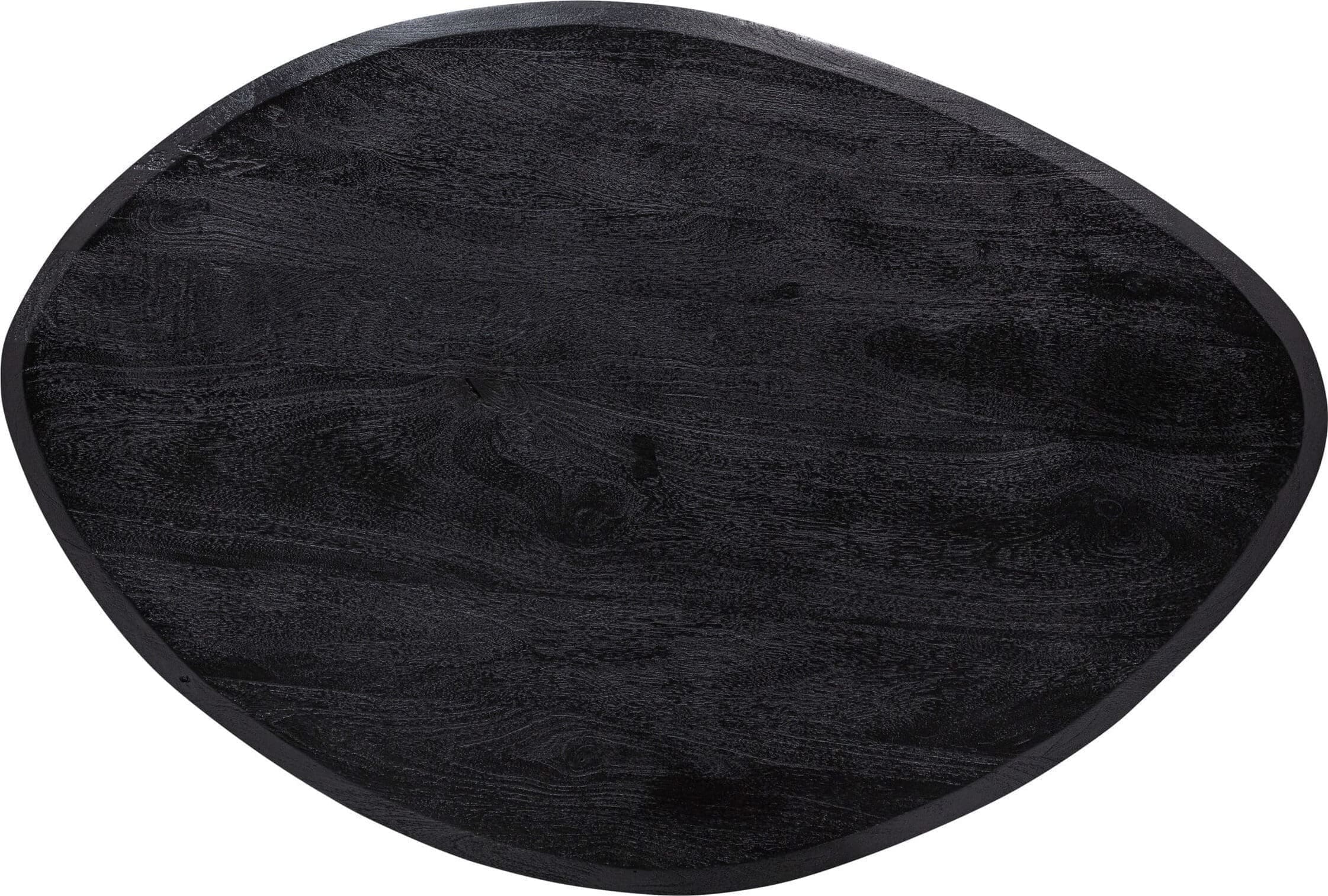 BePureHome Posture Salontafel Hout Zwart Ø120cm Zwart Salontafel
