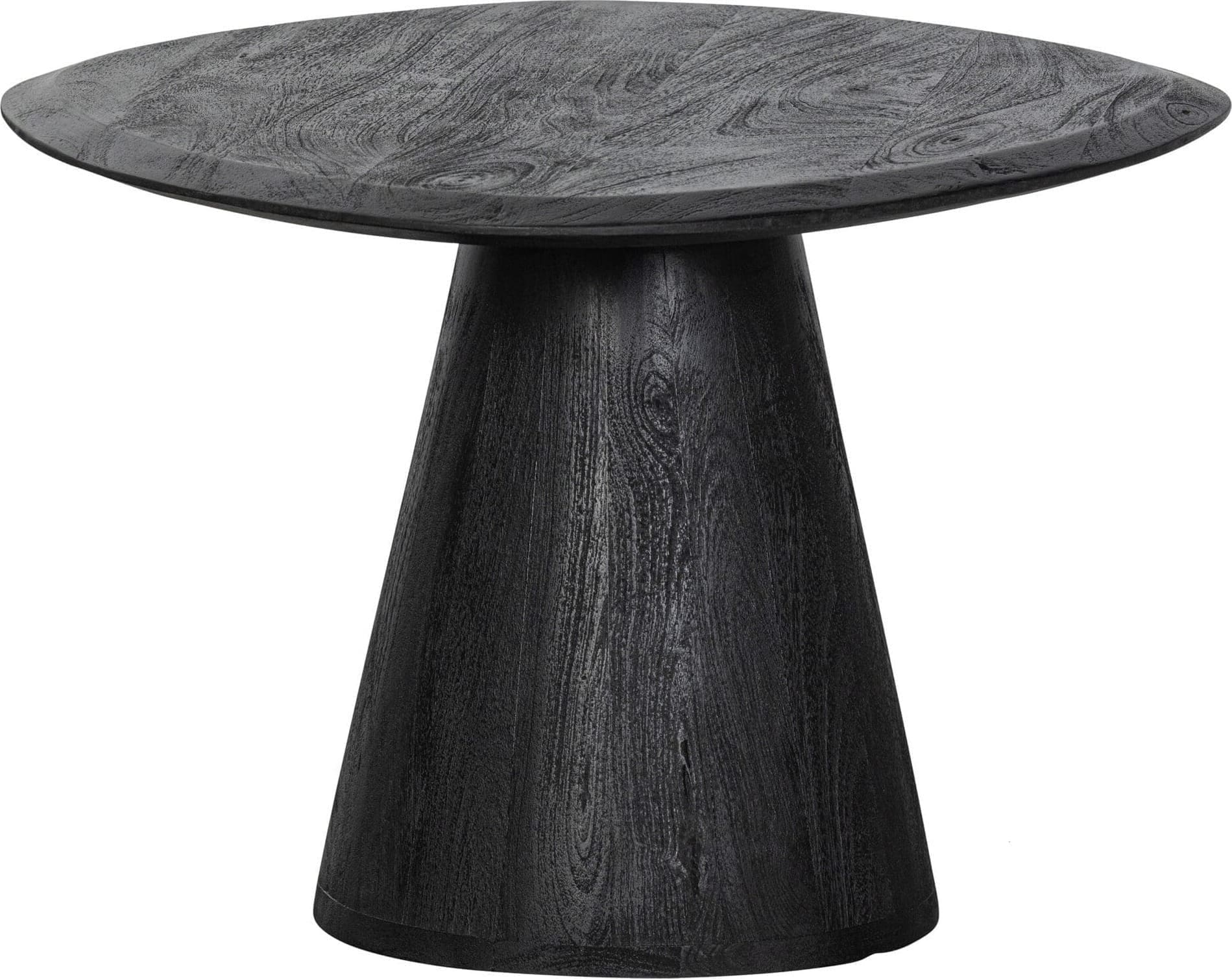 BePureHome Posture Salontafel Hout Zwart Ø70cm Zwart Salontafel