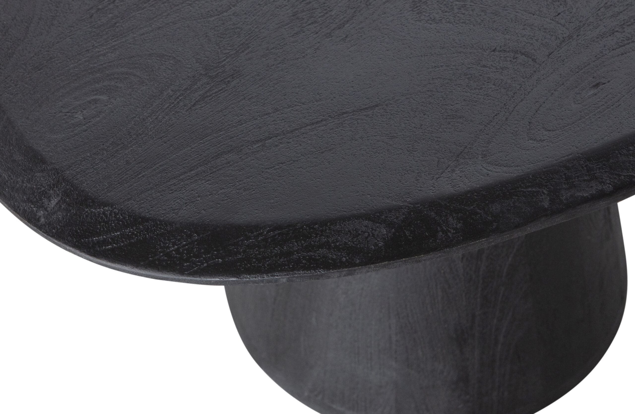 BePureHome Posture Salontafel Hout Zwart Ø70cm Zwart Salontafel