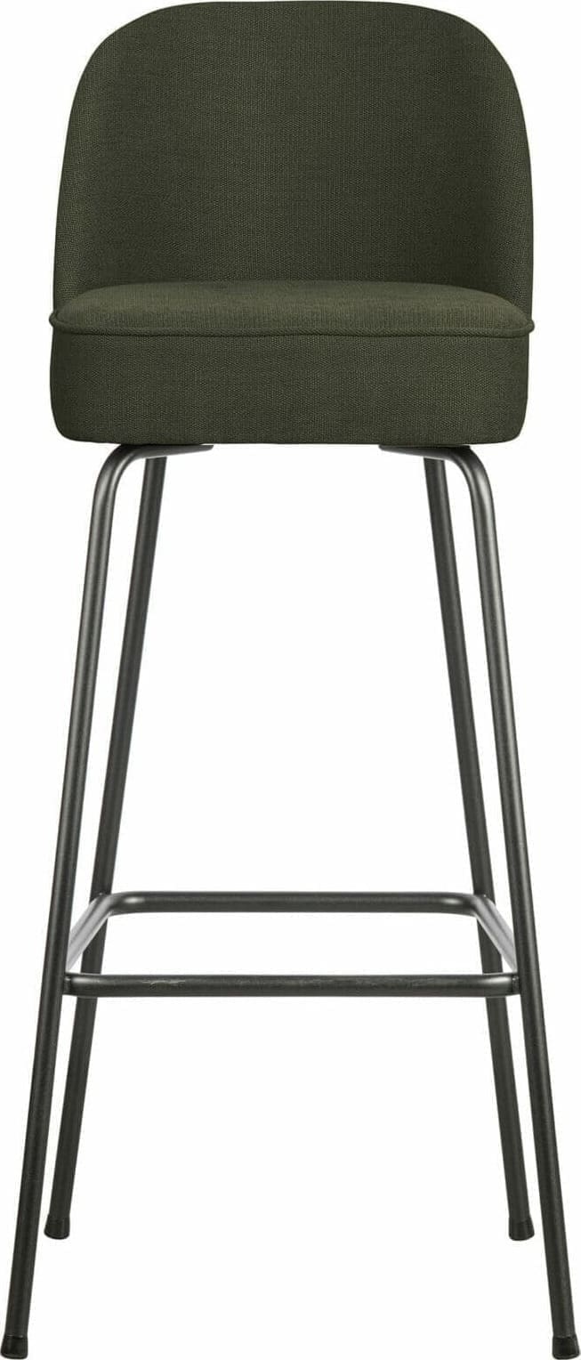 BePureHome Vogue Barstoel 80cm Geweven Stof Warm Groen Groen