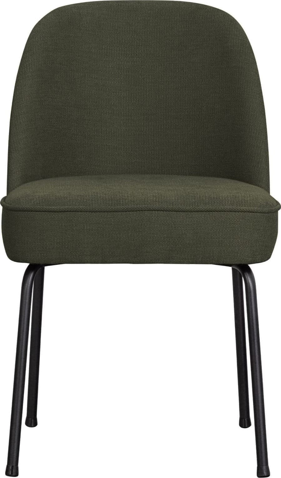 BePureHome Vogue Eetkamerstoel Geweven Stof Warm Groen Groen