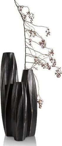 COCO maison Merle vaas H81cm Zwart Woonaccessoire