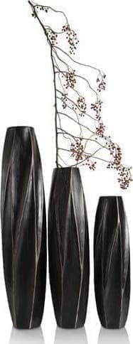 COCO maison Merle vaas H81cm Zwart Woonaccessoire