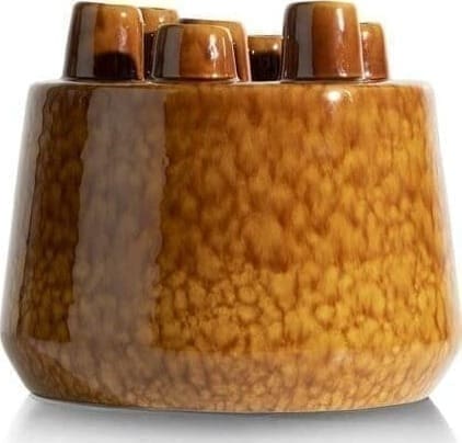 COCO maison Safia vaas H21cm - bruin Bruin Woonaccessoire