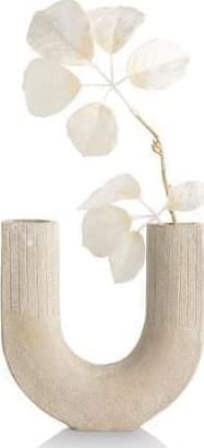 COCO maison Suze vaas H16cm Beige Woonaccessoire