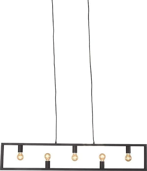 LABEL51 Hanglamp Quadrato - Zwart - Metaal Zwart Hanglamp