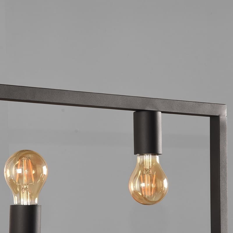 LABEL51 Hanglamp Quadrato - Zwart - Metaal Zwart Hanglamp