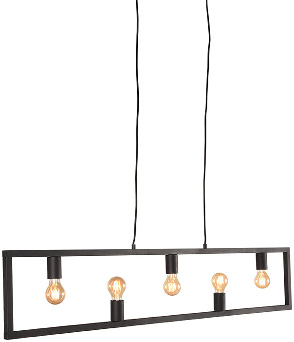 LABEL51 Hanglamp Quadrato - Zwart - Metaal Zwart Hanglamp