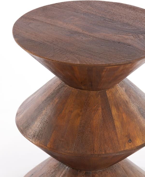 Bijzettafel Larus - Mango Hout Bruin Light & Living Bijzettafel 6783684