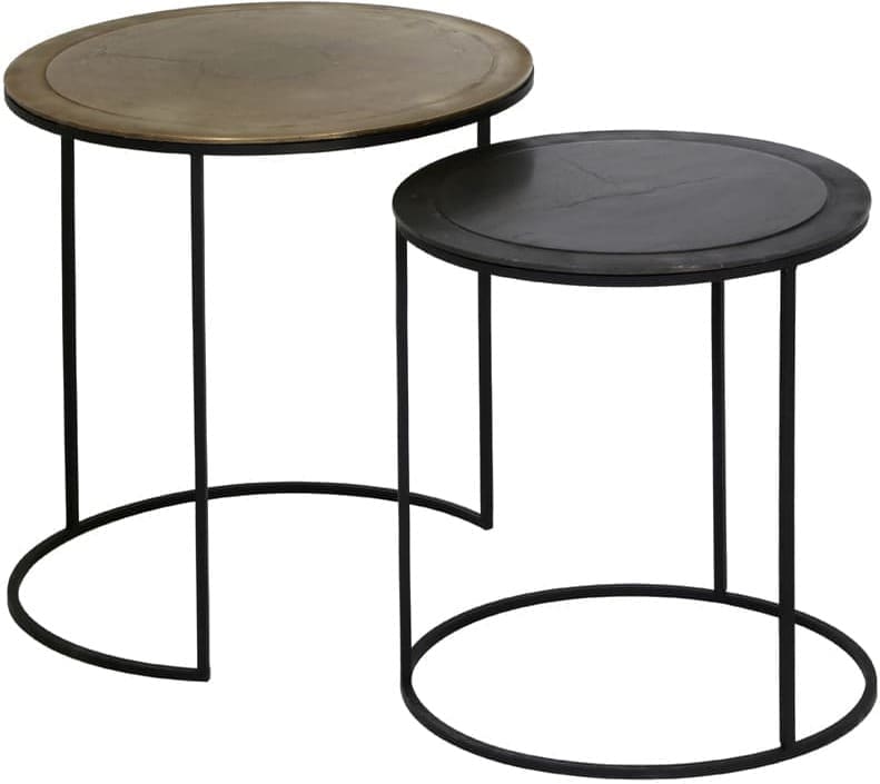 Bijzettafel Talca - Ant Koper+brns Edge Light & Living Bijzettafel 6706018