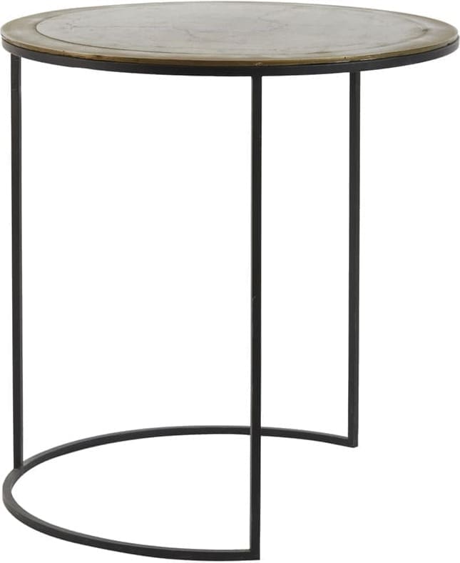 Bijzettafel Talca - Ant Koper+brns Edge Light & Living Bijzettafel 6706018