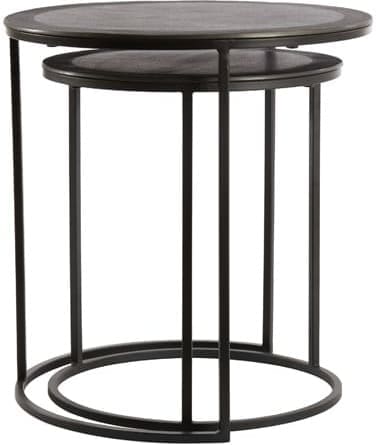 Bijzettafel Talca - Ruw Lood Antiek Light & Living Bijzettafel 6706015