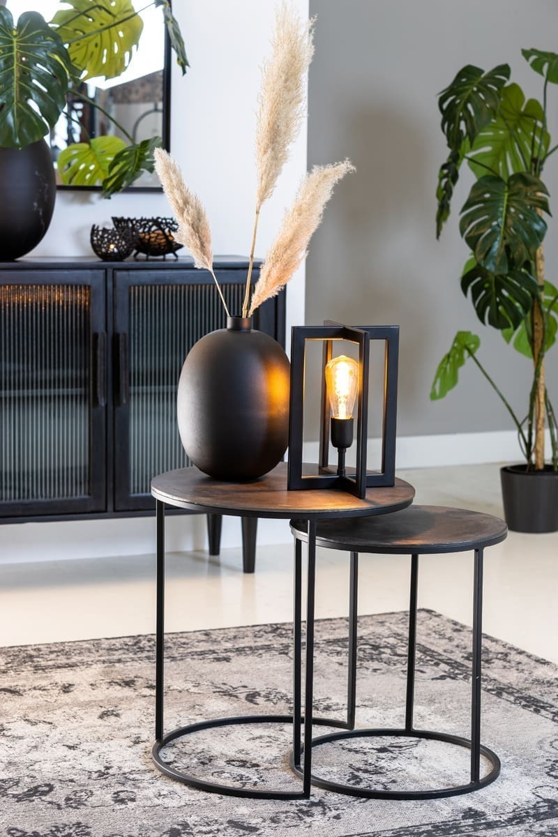 Bijzettafel Talca - Ruw Lood Antiek Light & Living Bijzettafel 6706015