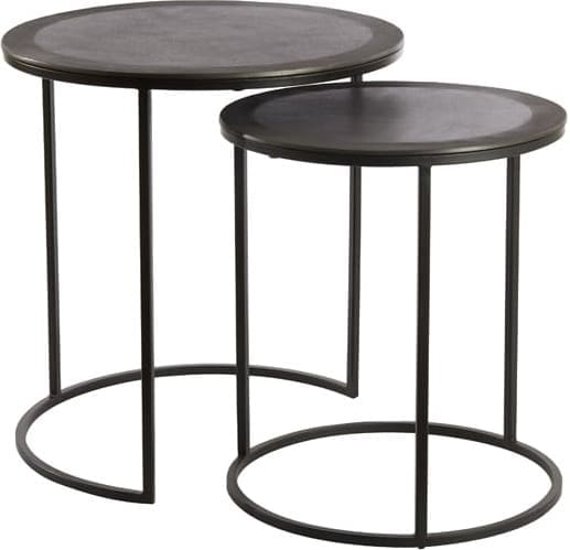 Bijzettafel Talca - Ruw Lood Antiek Light & Living Bijzettafel 6706015