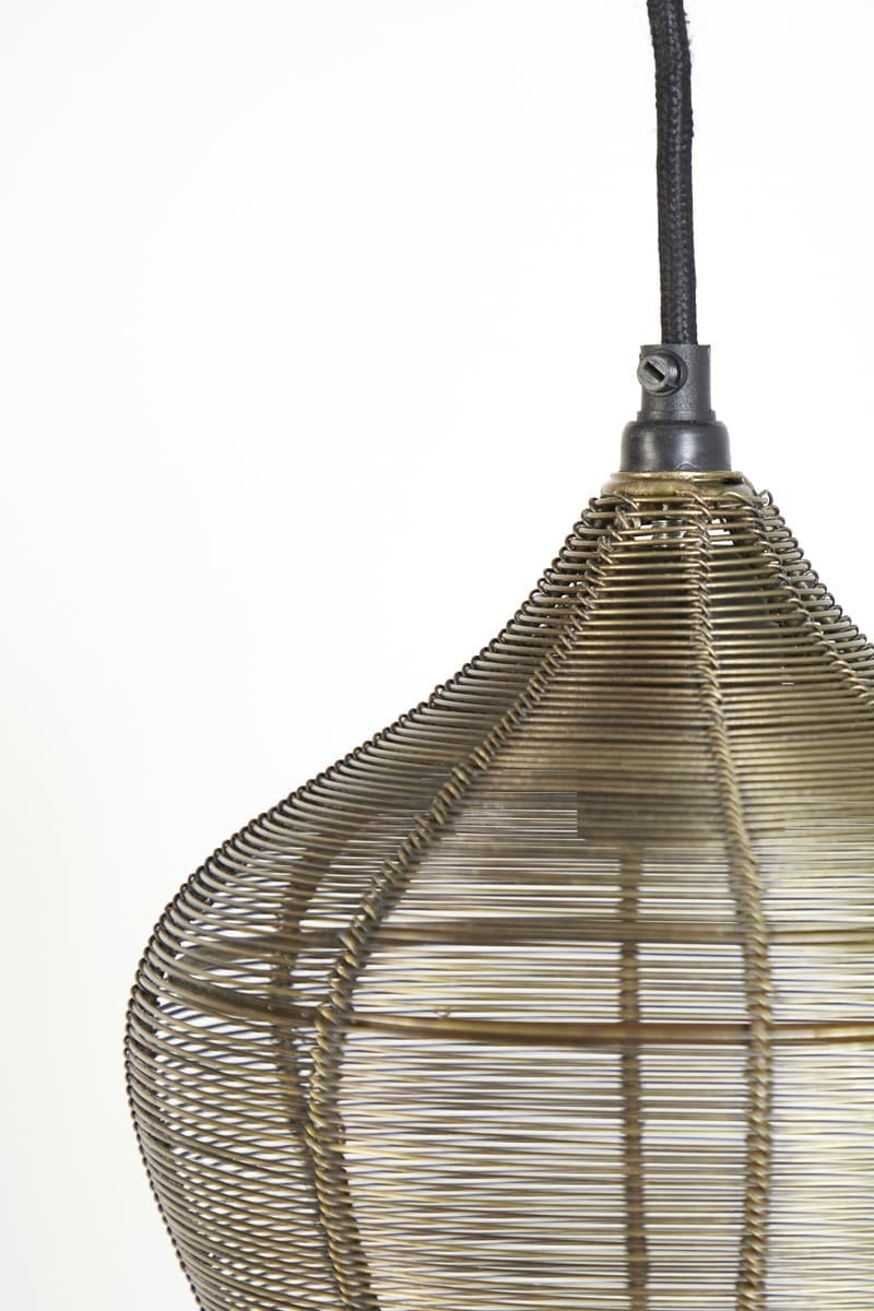 Hanglamp Alvaro - Antiek Brons Light & Living Hanglamp 2956818