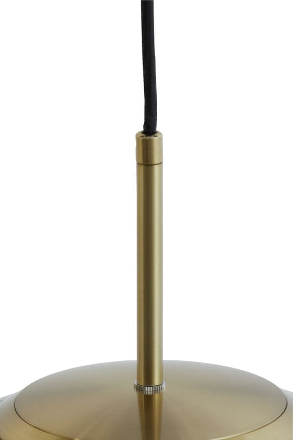 Hanglamp Magdala - Glas Bruin+goud Light & Living Hanglamp 2957482