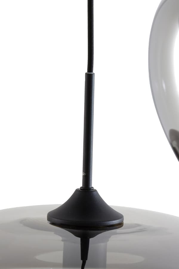 Hanglamp Mayson - Smoke Glas-mat Zwart Light & Living Hanglamp 2958612