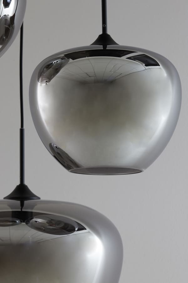 Hanglamp Mayson - Smoke Glas-mat Zwart Light & Living Hanglamp 2958612