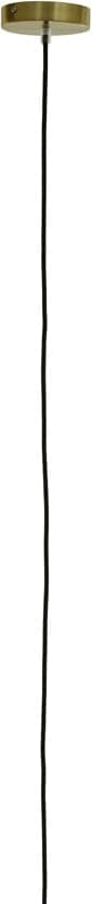 Hanglamp Medina - Antiek Brons+glas Helder Light & Living Hanglamp 2958863