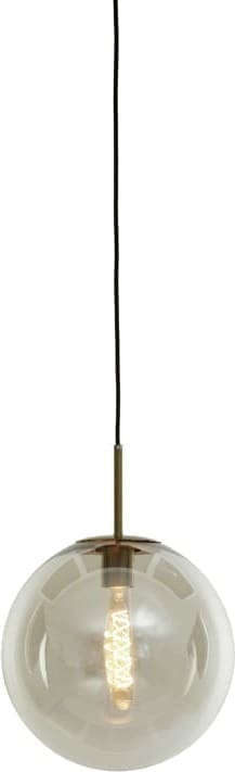 Hanglamp Medina - Antiek Brons+glas Helder Light & Living Hanglamp 2958863