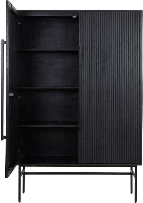 Kast Abage - Hout Zwart Light & Living Kast 6778912