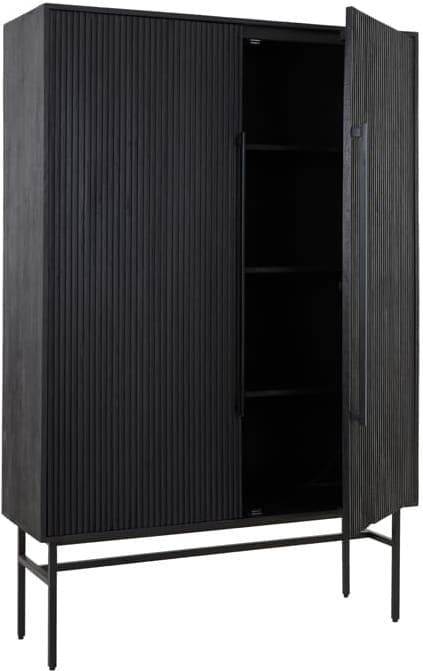Kast Abage - Hout Zwart Light & Living Kast 6778912