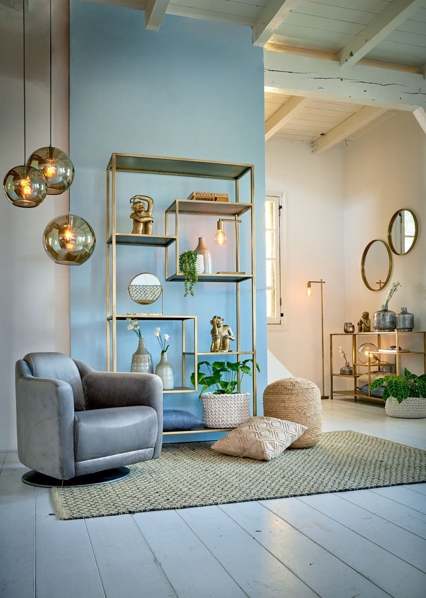 Kast Yvana - Antiek Goud Light & Living Kast 6742185