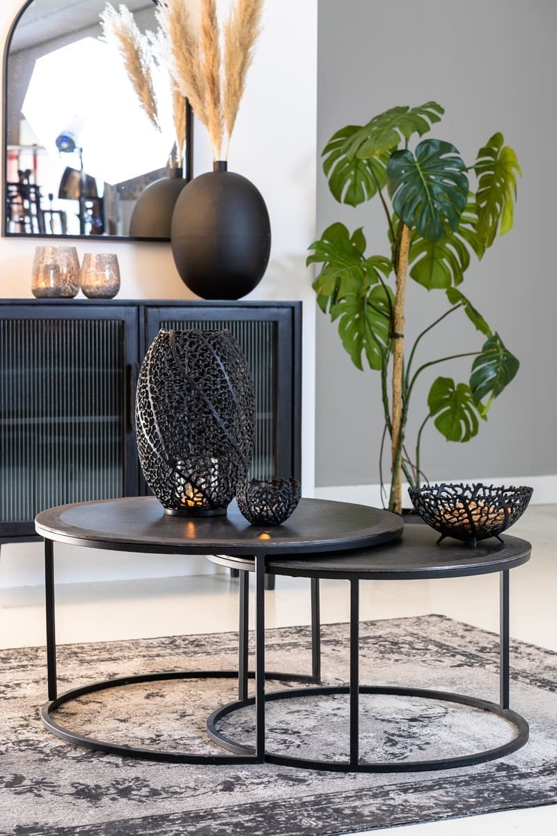 Salontafel Talca - Lood Antiek Edge Light & Living Salontafel 6722615