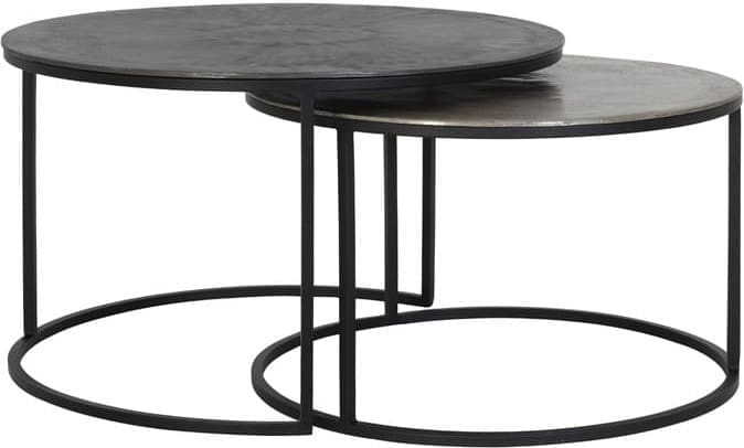 Salontafel Talca - Ruw Lood+ant. Lood Light & Living Salontafel 6712111