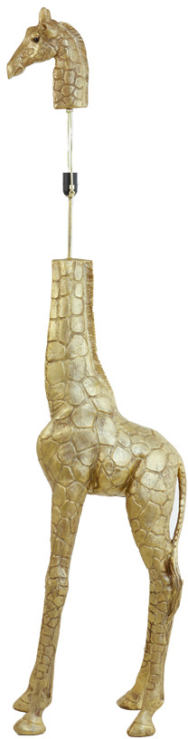 Vloerlamp Giraffe - Antiek Brons Light & Living Vloerlamp 1729618
