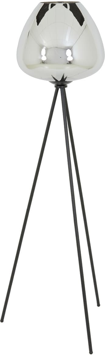 Vloerlamp Mayson - Smoke Glas-mat Zwart Light & Living Vloerlamp 1868612