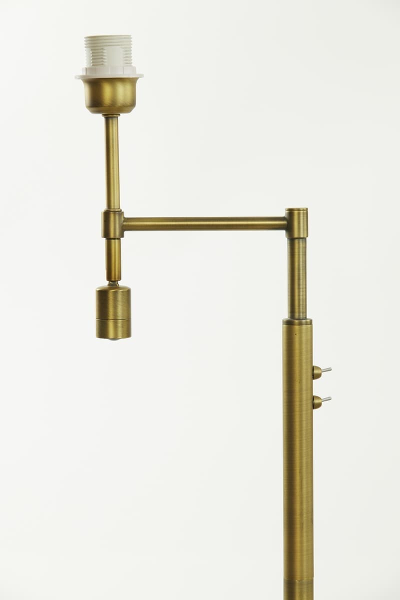 Vloerlamp Montana - Antiek Brons Met LED Light & Living Vloerlamp 1708318