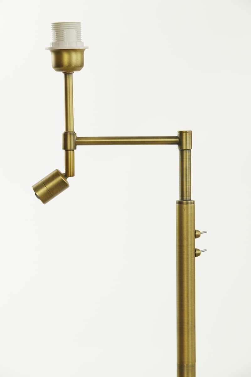 Vloerlamp Montana - Antiek Brons Met LED Light & Living Vloerlamp 1708318