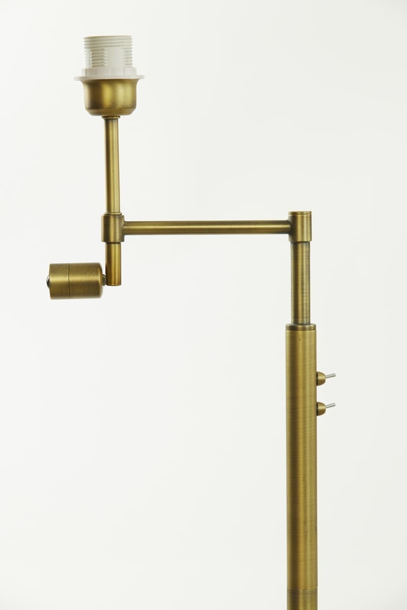 Vloerlamp Montana - Antiek Brons Met LED Light & Living Vloerlamp 1708318