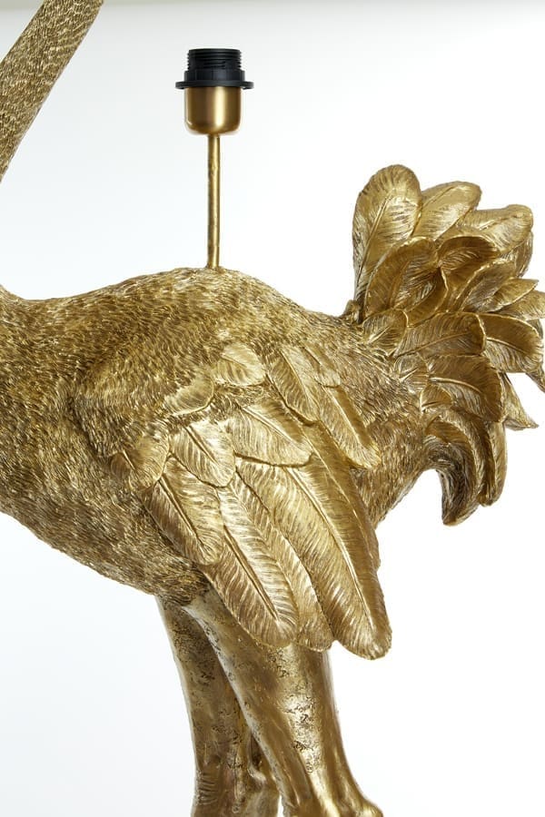 Vloerlamp Ostrich - Antiek Brons Light & Living Vloerlamp 1735318