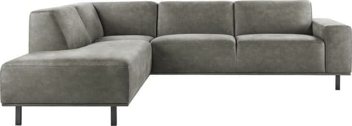Pronto Wonen Hoekbank Pantini graphite Antraciet Bank