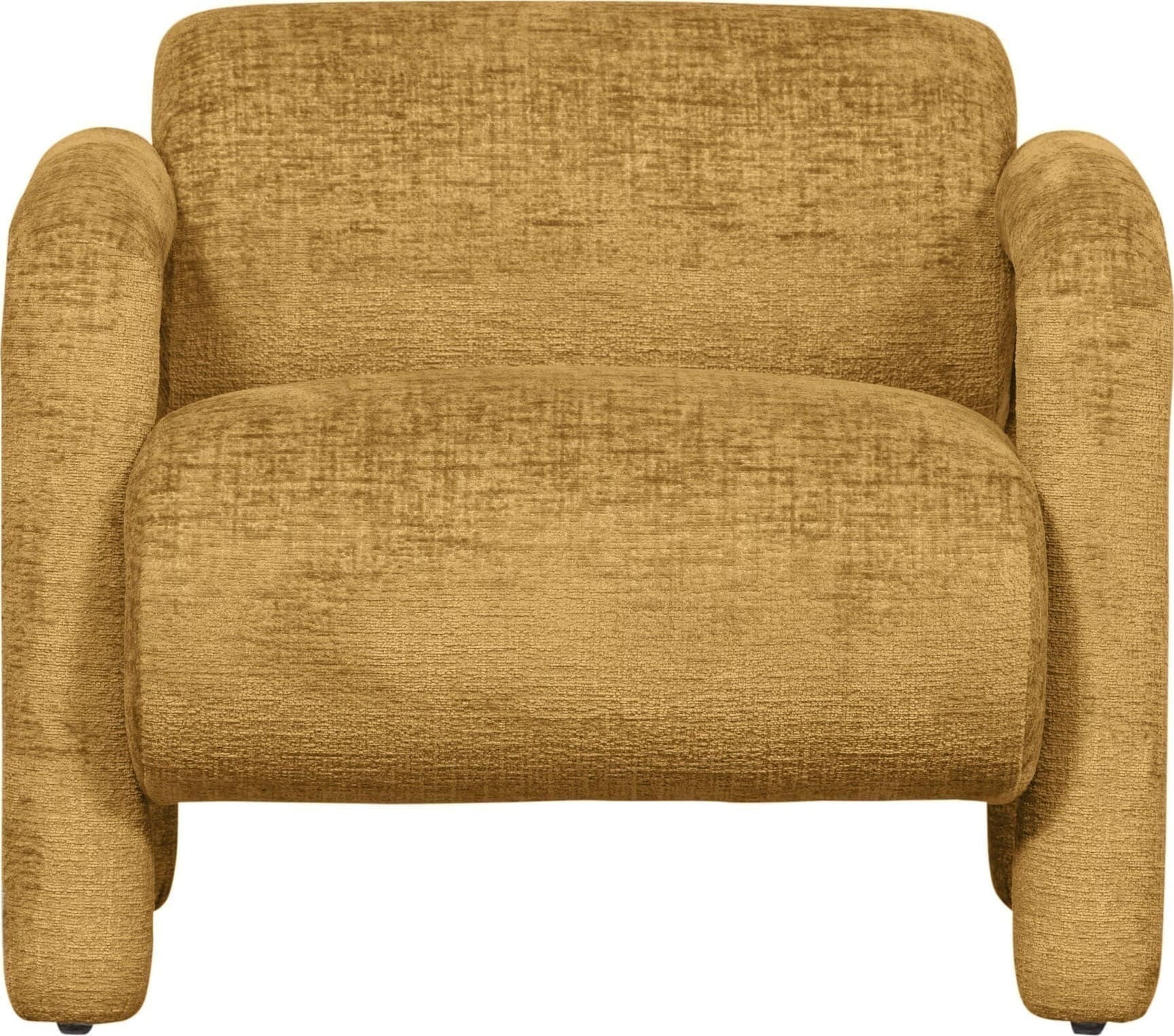 WOOOD Exclusive Lenny Fauteuil In Grove Textuur Goud/geel Goud Fauteuil