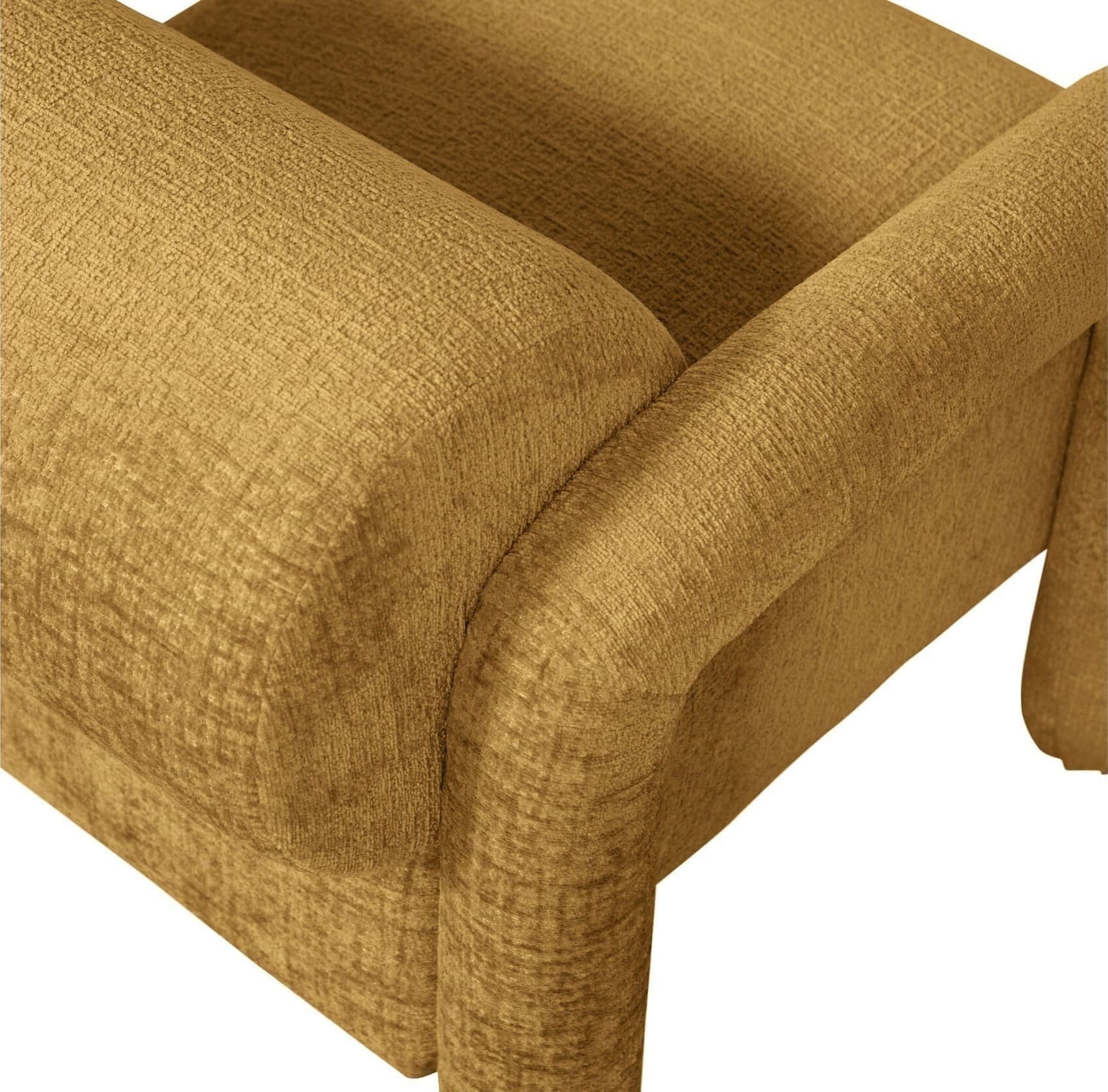 WOOOD Exclusive Lenny Fauteuil In Grove Textuur Goud/geel Goud Fauteuil