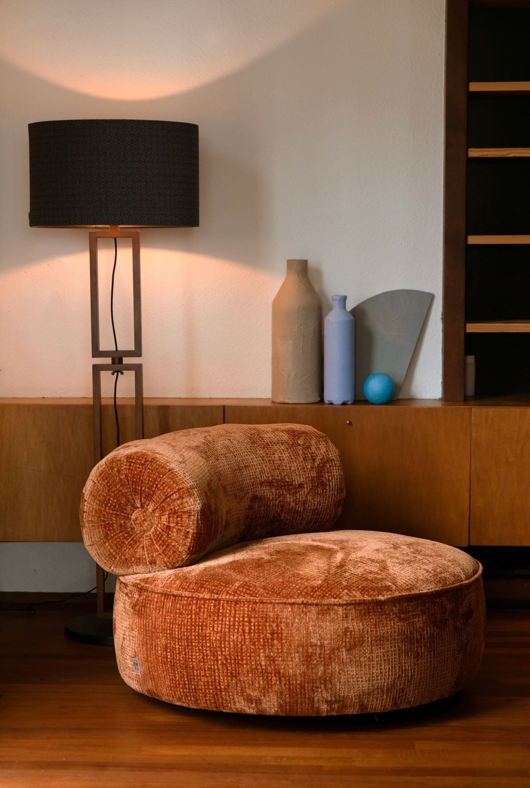 Fauteuil Tilbury Burned Orange Dutchbone ZVR3100185