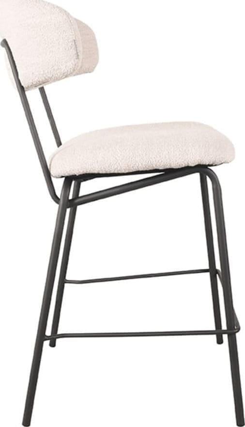 LABEL51 Barkruk Zack - Naturel - Boucle - Zithoogte 65 Naturel Barstoel