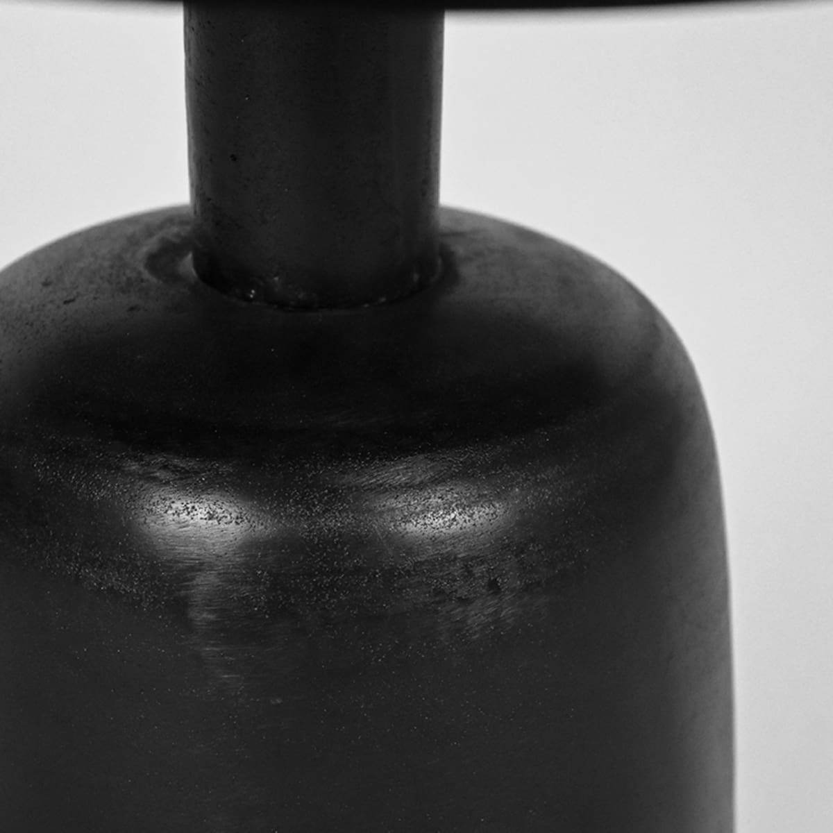 LABEL51 Bijzettafel Wink - Zwart - Metaal Zwart Bijzettafel