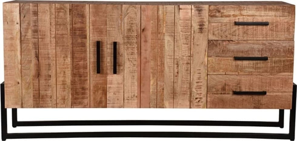 LABEL51 Dressoir Bolivia - Rough - Mangohout Naturel Dressoir