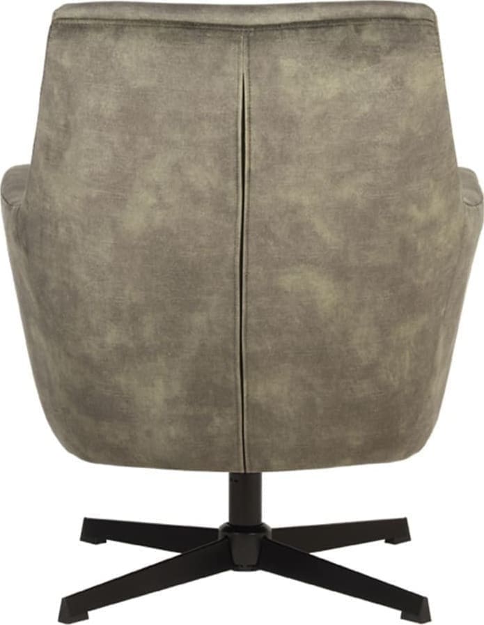 LABEL51 Fauteuil Toby - Hunter - Velours Groen Fauteuil