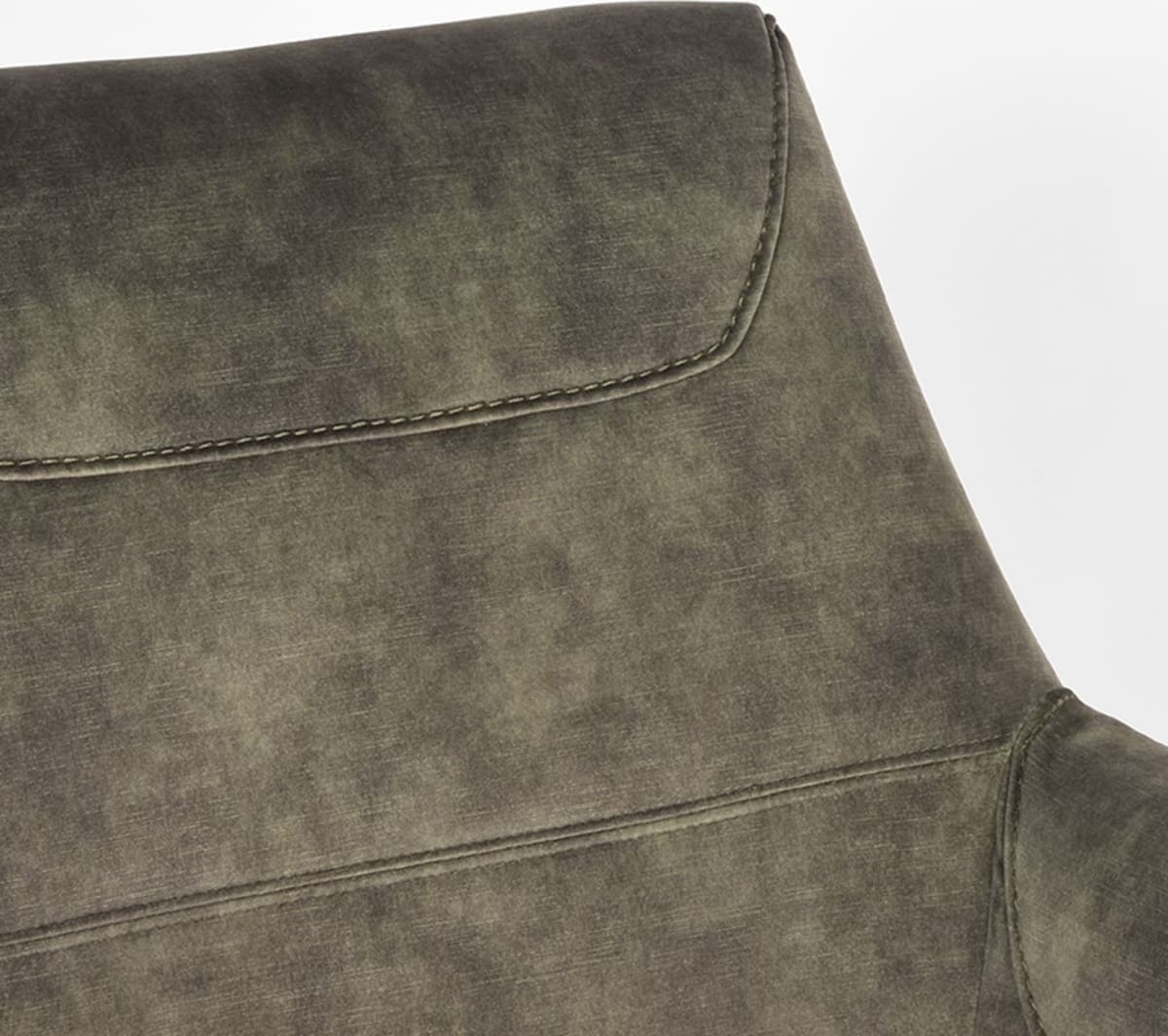 LABEL51 Fauteuil Toby - Hunter - Velours Groen Fauteuil