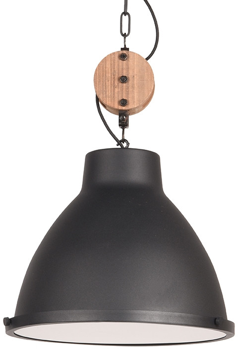 LABEL51 Hanglamp Dock - Zwart - Metaal Zwart Hanglamp