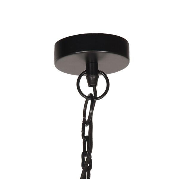 LABEL51 Hanglamp Drop - Zwart - Mangohout Zwart Hanglamp
