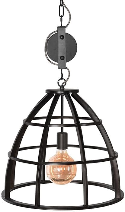 LABEL51 Hanglamp Fuse - Zwart - Metaal Zwart Hanglamp
